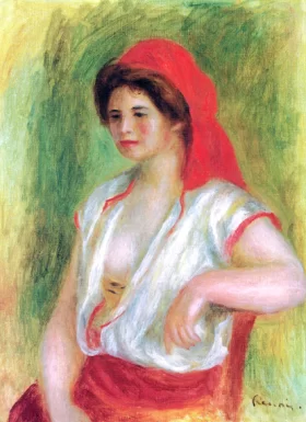 The Beautiful Sicilian by Pierre Auguste Renoir