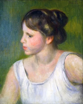 Bust of a Woman 1895 by Pierre Auguste Renoir