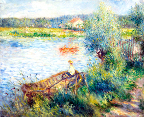 Canotage a Bougival by Pierre Auguste Renoir, oil painting reproduction on canvas Canotage a Bougival by Pierre Auguste Renoir