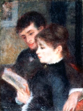Couple Reading by Pierre Auguste Renoir Couple Reading by Pierre Auguste Renoir