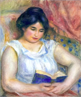 Gabrielle Reading 1906 by Pierre Auguste Renoir