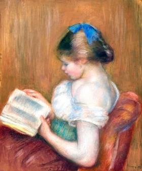 Jeune Femme Lisant by Pierre Auguste Renoir