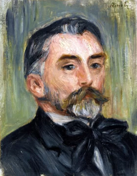 Portrait De Stéphane Mallarmé by Pierre Auguste Renoir Portrait De Stéphane Mallarmé by Pierre Auguste Renoir