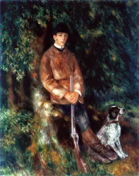 Portrait of Alfred Bérard with his Dog by Pierre Auguste Renoir Portrait of Alfred Bérard with his Dog by Pierre Auguste Renoir