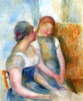 The Conversation by Pierre Auguste Renoir The Conversation by Pierre Auguste Renoir