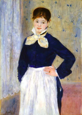 A Waitress at Duval's Restaurant by Pierre Auguste Renoir