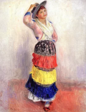 Woman Dancing in an Italian Costume by Pierre Auguste Renoir Woman Dancing in an Italian Costume by Pierre Auguste Renoir