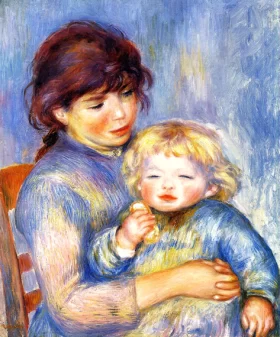 Child with a Biscuit by Pierre Auguste Renoir Child with a Biscuit by Pierre Auguste Renoir