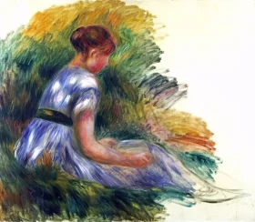 Alice Gamby in the Garden by Pierre Auguste Renoir Alice Gamby in the Garden by Pierre Auguste Renoir