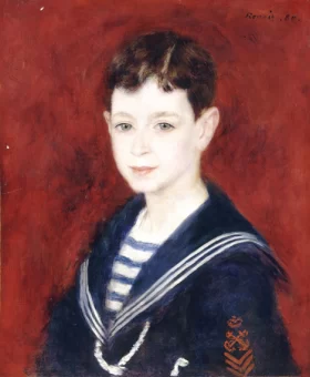 Fernand Halphen as a Boy 1880 by Pierre Auguste Renoir