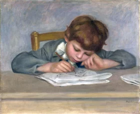 The Artist's Son, Jean Drawing by Pierre Auguste Renoir