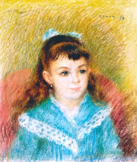 Portrait of a Young Girl (Elisabeth Maître), 1879 by Pierre Auguste Renoir Portrait of a Young Girl (Elisabeth Maître), 1879 by Pierre Auguste Renoir