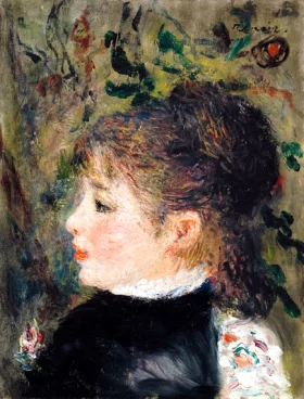 Young Woman (Portrait of Margot), 1877 by Pierre Auguste Renoir Young Woman (Portrait of Margot), 1877 by Pierre Auguste Renoir