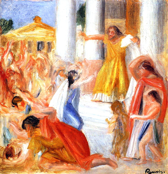 Oedipus Rex by Pierre Auguste Renoir, oil painting reproduction on canvas Oedipus Rex by Pierre Auguste Renoir