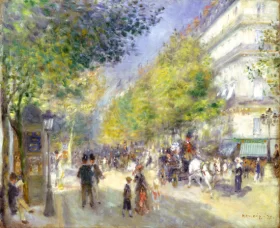 The Grands Boulevards by Pierre Auguste Renoir The Grands Boulevards by Pierre Auguste Renoir