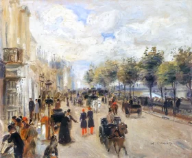 Paris, Le Quai Malaquais by Pierre Auguste Renoir Paris, Le Quai Malaquais by Pierre Auguste Renoir
