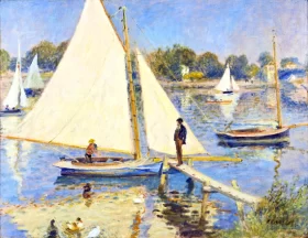 The Seine at Argenteuil by Pierre Auguste Renoir The Seine at Argenteuil by Pierre Auguste Renoir