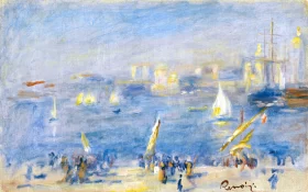 Port De Marseille, Le Fort Saint-Jean, 1906 by Pierre Auguste Renoir Port De Marseille, Le Fort Saint-Jean, 1906 by Pierre Auguste Renoir