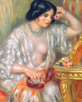 Gabrielle with Jewellery by Pierre Auguste Renoir Gabrielle with Jewellery by Pierre Auguste Renoir