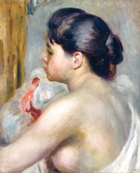 Dark-Haired Woman by Pierre Auguste Renoir Dark-Haired Woman by Pierre Auguste Renoir