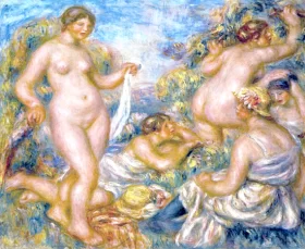 Bathers by Pierre Auguste Renoir Bathers by Pierre Auguste Renoir