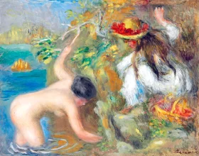 Baigneuses by Pierre Auguste Renoir Baigneuses by Pierre Auguste Renoir