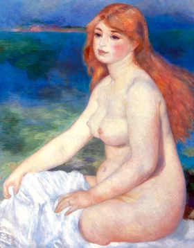 Blonde Bather by Pierre Auguste Renoir Blonde Bather by Pierre Auguste Renoir