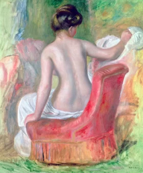 Nude in an Armchair by Pierre Auguste Renoir Nude in an Armchair by Pierre Auguste Renoir