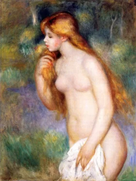 Standing Bather by Pierre Auguste Renoir Standing Bather by Pierre Auguste Renoir