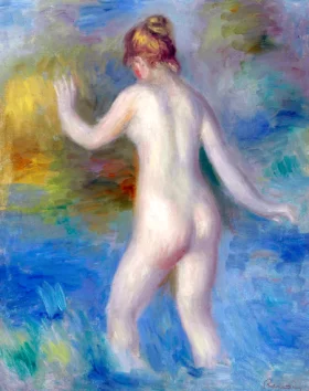 The Bather, Circa 1898-1900 by Pierre Auguste Renoir