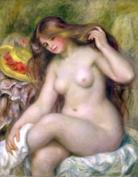 Bather by Pierre Auguste Renoir