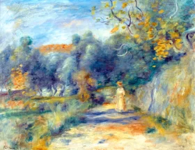Paysage a Cagnes by Pierre Auguste Renoir
