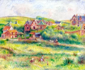 Le Châlet De Blanche Pierson a Pourville by Pierre Auguste Renoir