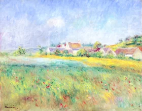 Le Village De Bonnecourt by Pierre Auguste Renoir