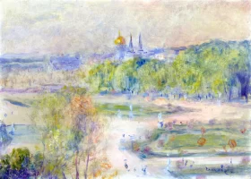 Le Jardin Des Tuileries by Pierre Auguste Renoir