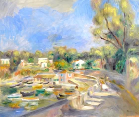 Paysage a Cagnes by Pierre Auguste Renoir