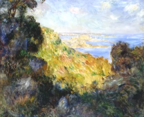 Baie De Salerne 1881 by Pierre Auguste Renoir