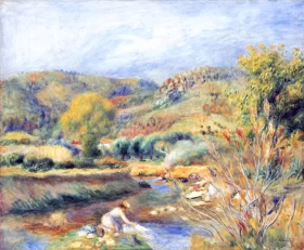 The Washerwoman by Pierre Auguste Renoir