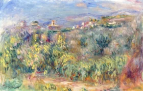 Paysage De Provence, Cagnes by Pierre Auguste Renoir
