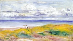 On the Cliffs by Pierre Auguste Renoir