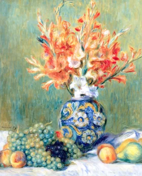 Nature Morte, Fleurs Et Fruits by Pierre Auguste Renoir