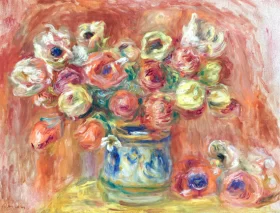 Bouquet De Fleurs by Pierre Auguste Renoir