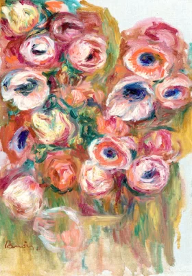 Anemones by Pierre Auguste Renoir