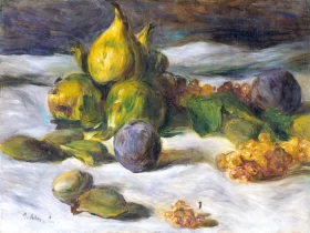 Still Life with Fruit (Figs and Currants) by Pierre Auguste Renoir