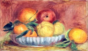 Fruit Bowl, Circa 1897 by Pierre Auguste Renoir