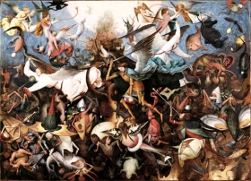 The Fall Of The Rebel Angels by Pieter Bruegel the elder The Fall Of The Rebel Angels by Pieter Bruegel the elder