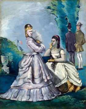 The Two Sisters by Paul Cezanne