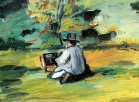 A Painter at Work by Paul Cezanne
