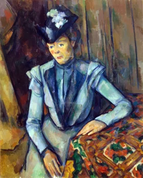 Lady in Blue 1900 by Paul Cezanne Lady in Blue 1900 by Paul Cezanne