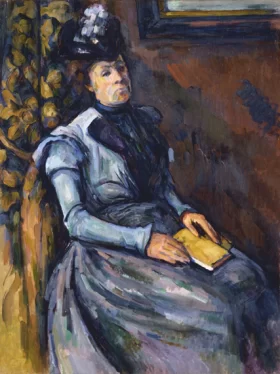 Seated Woman in Blue by Paul Cezanne Seated Woman in Blue by Paul Cezanne